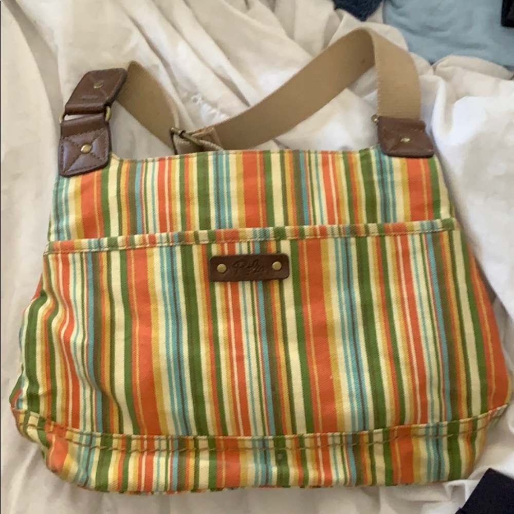Striped bag